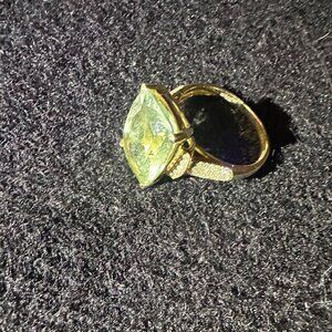 Effy Green Quartz & Diamond Ring Set in-Karat Gold